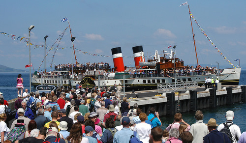 Paddle Steamer Waverley, Isle of Arran